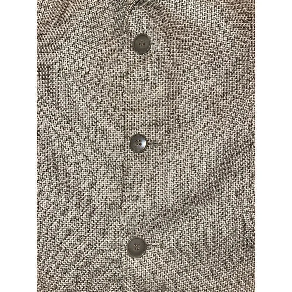 Mark Alexander Sports Coat Men 42R Beige 54% Silk 46%‎ Wool Canada